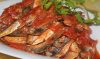 Món cá trích kho cà chua sau khi hoàn thành có màu sắc bắt mắt