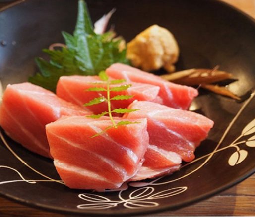 Thành phẩm Sashimi cá ngừ ngon ngọt thịt