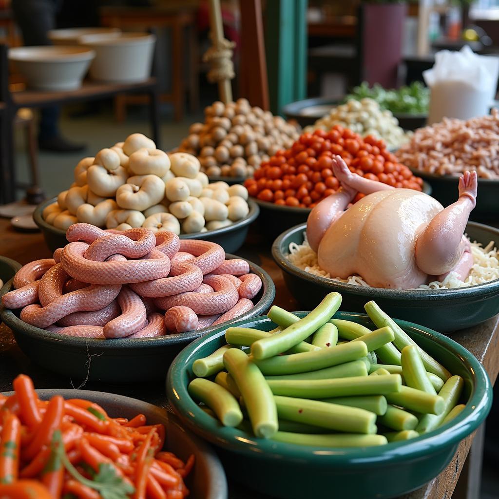 Cách làm lẩu rắn với gà ngon chuẩn vị, da giòn sần sật