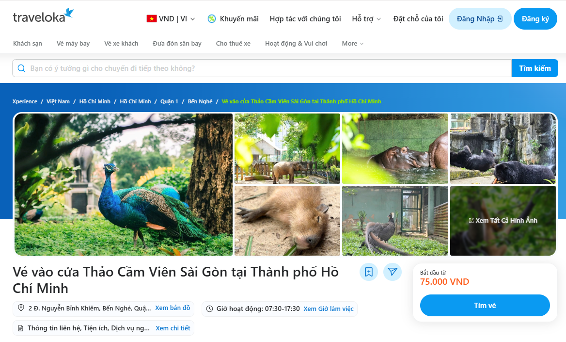 Thảo Cầm Viên Sài Gòn – Điểm Đến Lý Tưởng Cho Gia Đình Tại TP HCM
